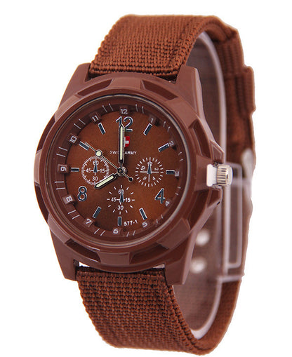 Nylon strap watch