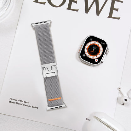 Nylon woven snapback watch strap