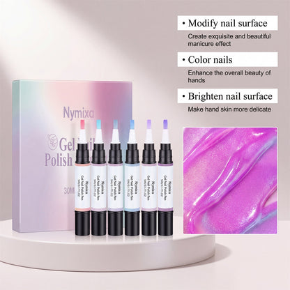 Nymixa Nail Polish Pen Multi-Color Quick Dry