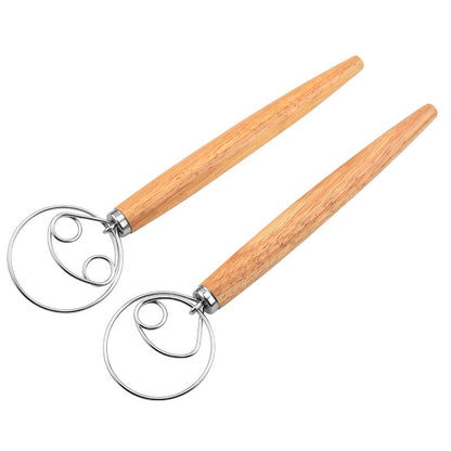 Oak-handled powdering tool