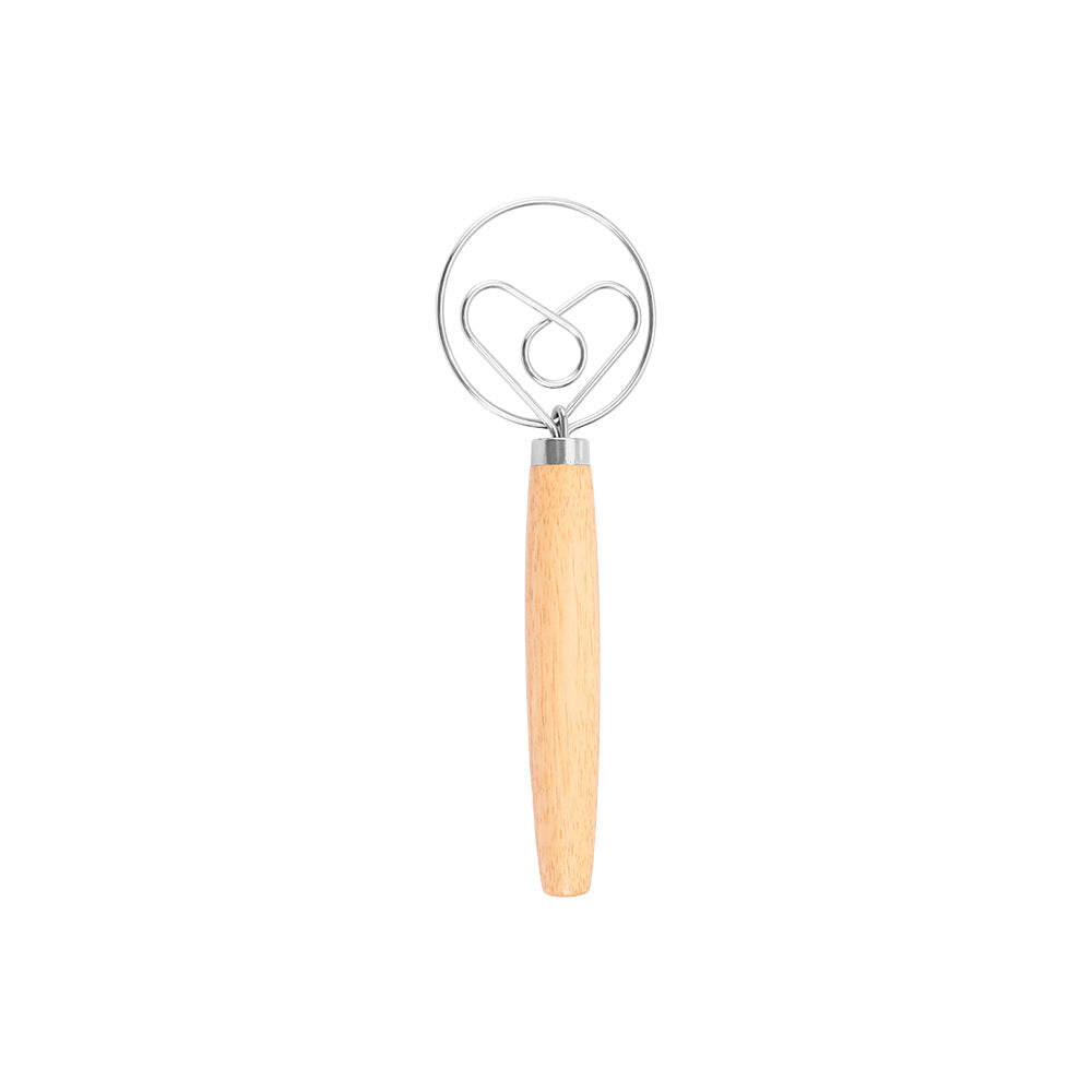 Oak Wood Mixing Whisk