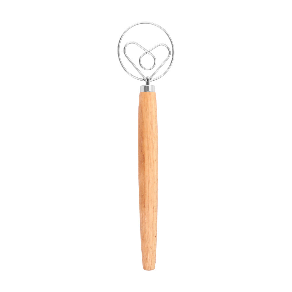 Oak Wood Mixing Whisk