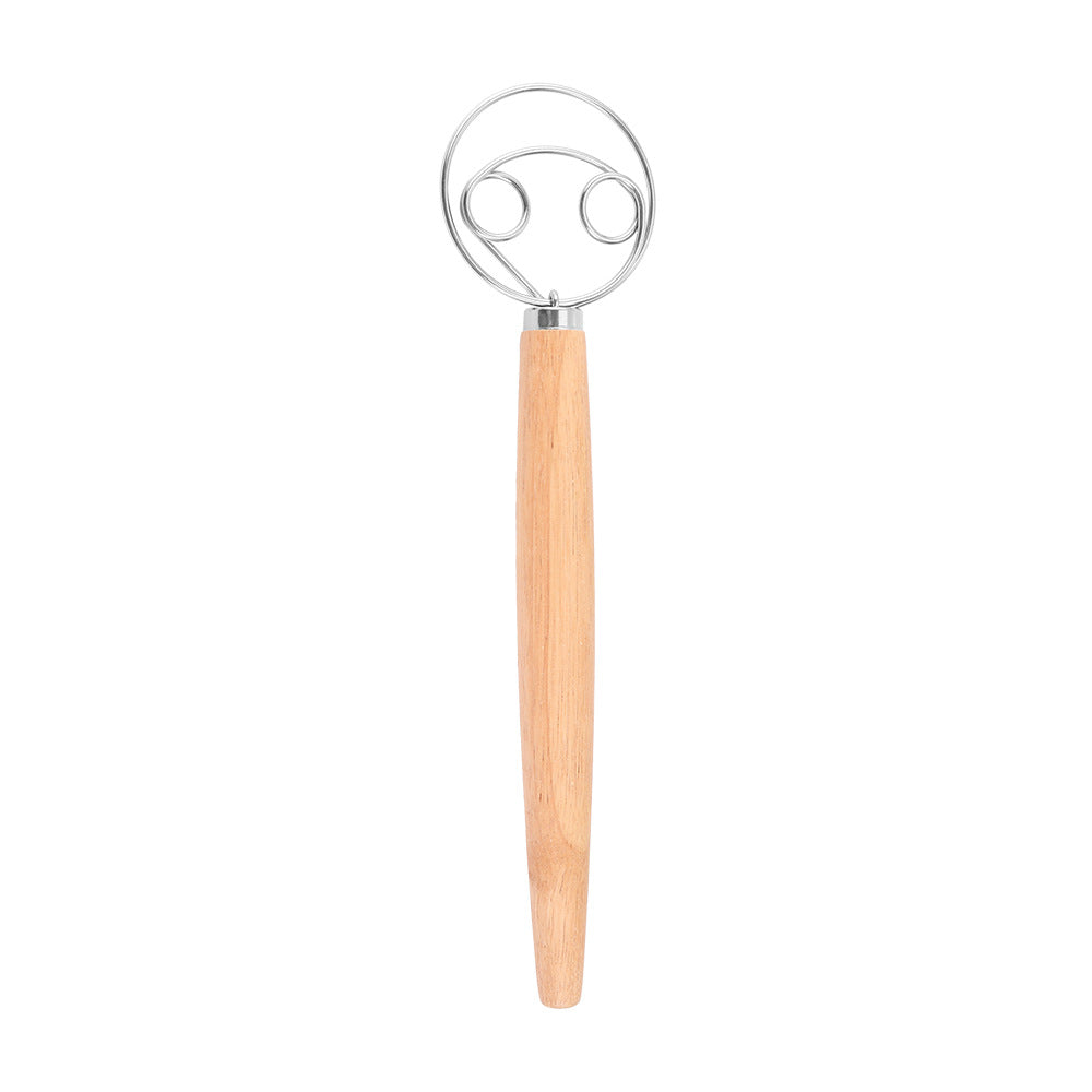 Oak Wood Mixing Whisk