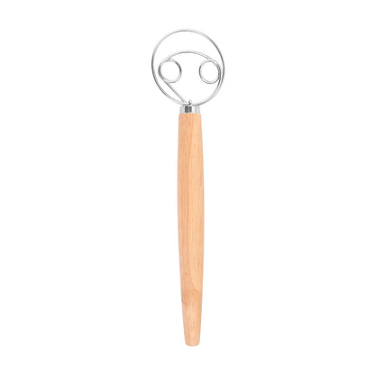 Oak Wood Mixing Whisk