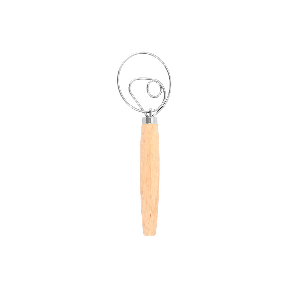 Oak Wood Mixing Whisk