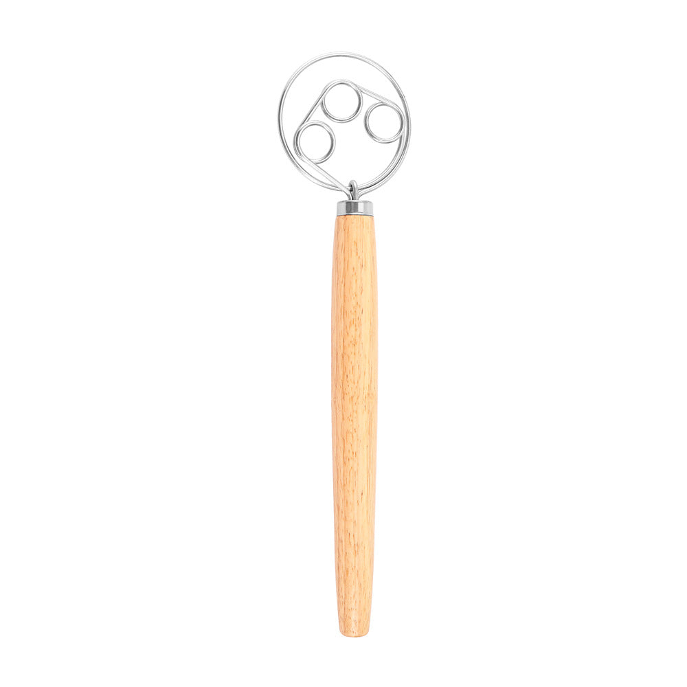 Oak Wood Mixing Whisk