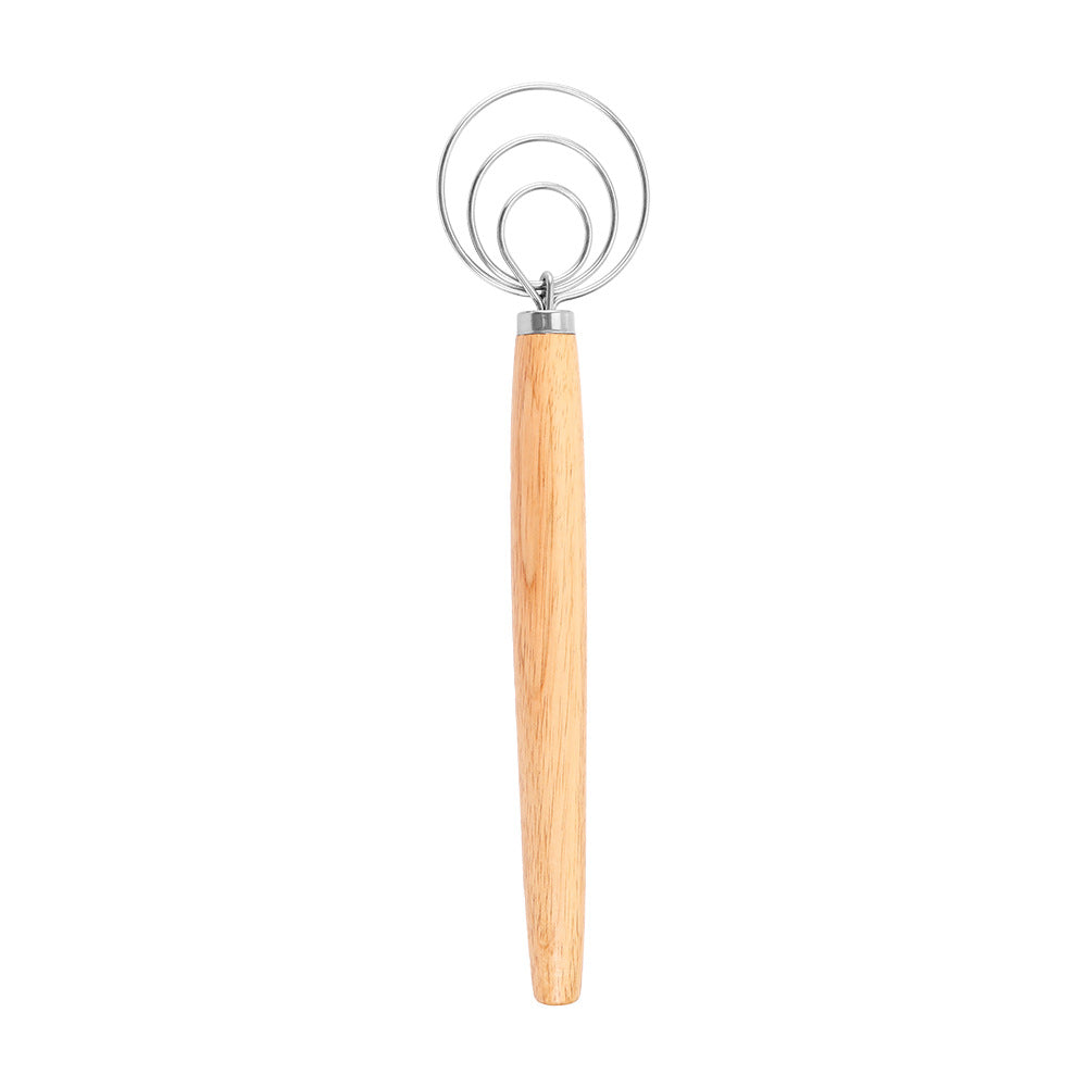 Oak Wood Mixing Whisk