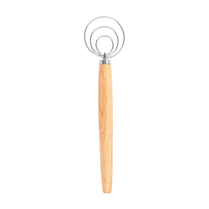 Oak Wood Mixing Whisk