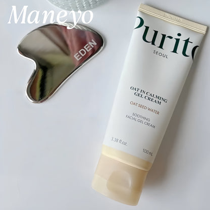 Oatmeal facial cream for soothing and moisturizing