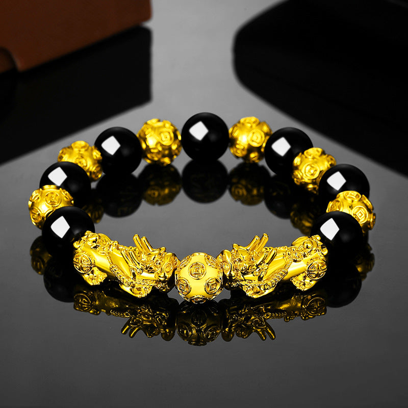 Obsidian bracelet