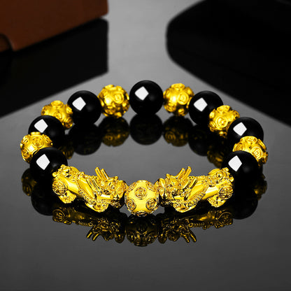 Obsidian bracelet