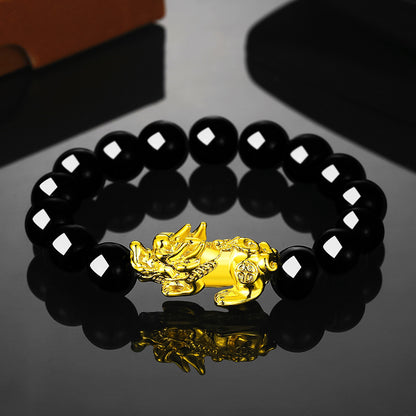 Obsidian bracelet