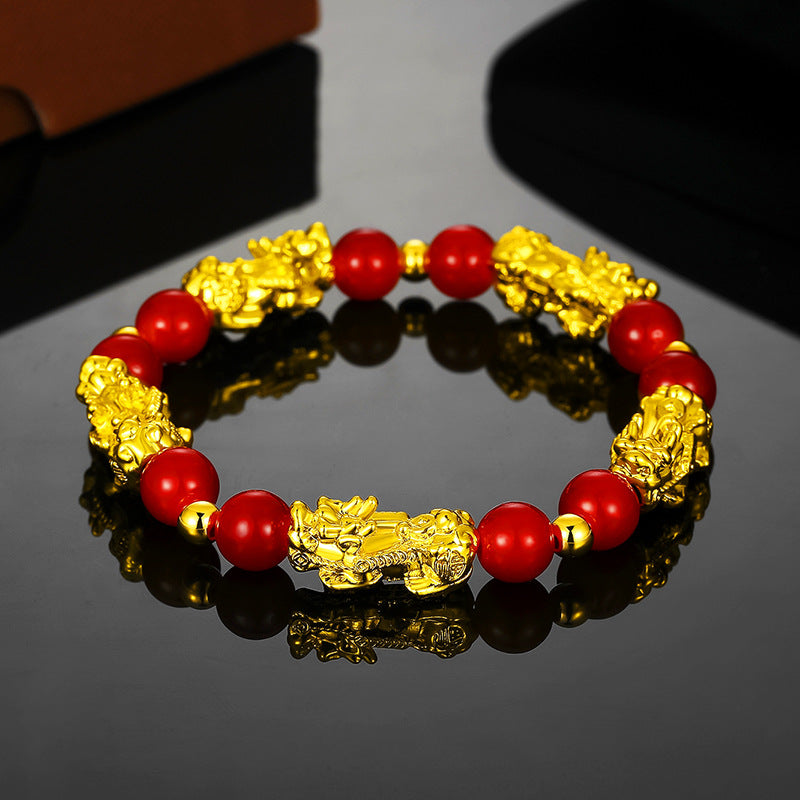 Obsidian bracelet
