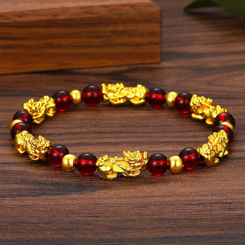 Obsidian bracelet