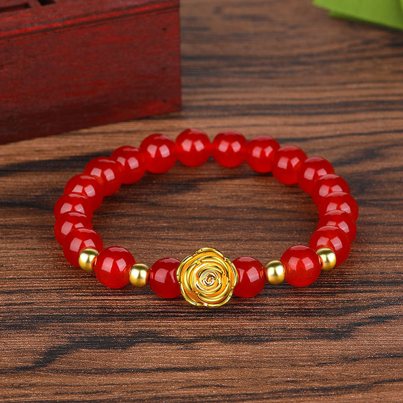 Obsidian bracelet