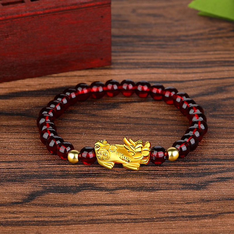 Obsidian bracelet