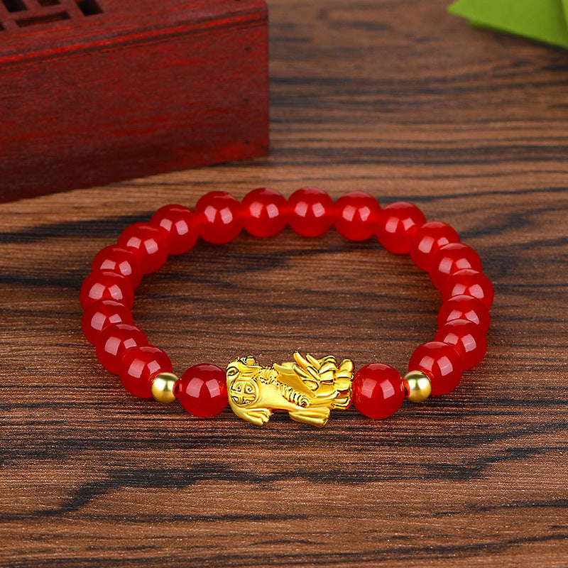 Obsidian bracelet