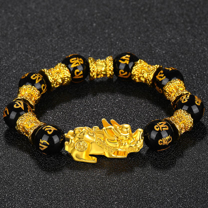 Obsidian bracelet
