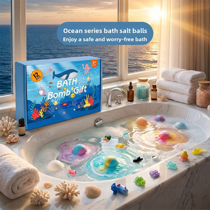 Ocean Bath Salt Balls for Children