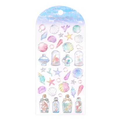 Ocean Fish 3D Crystal Stickers for Kids Creative Decor
