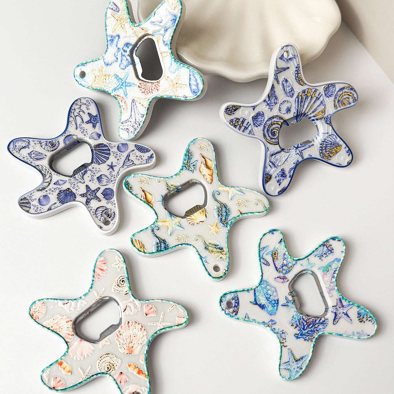 Ocean refrigerator magnet