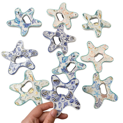 Ocean refrigerator magnet