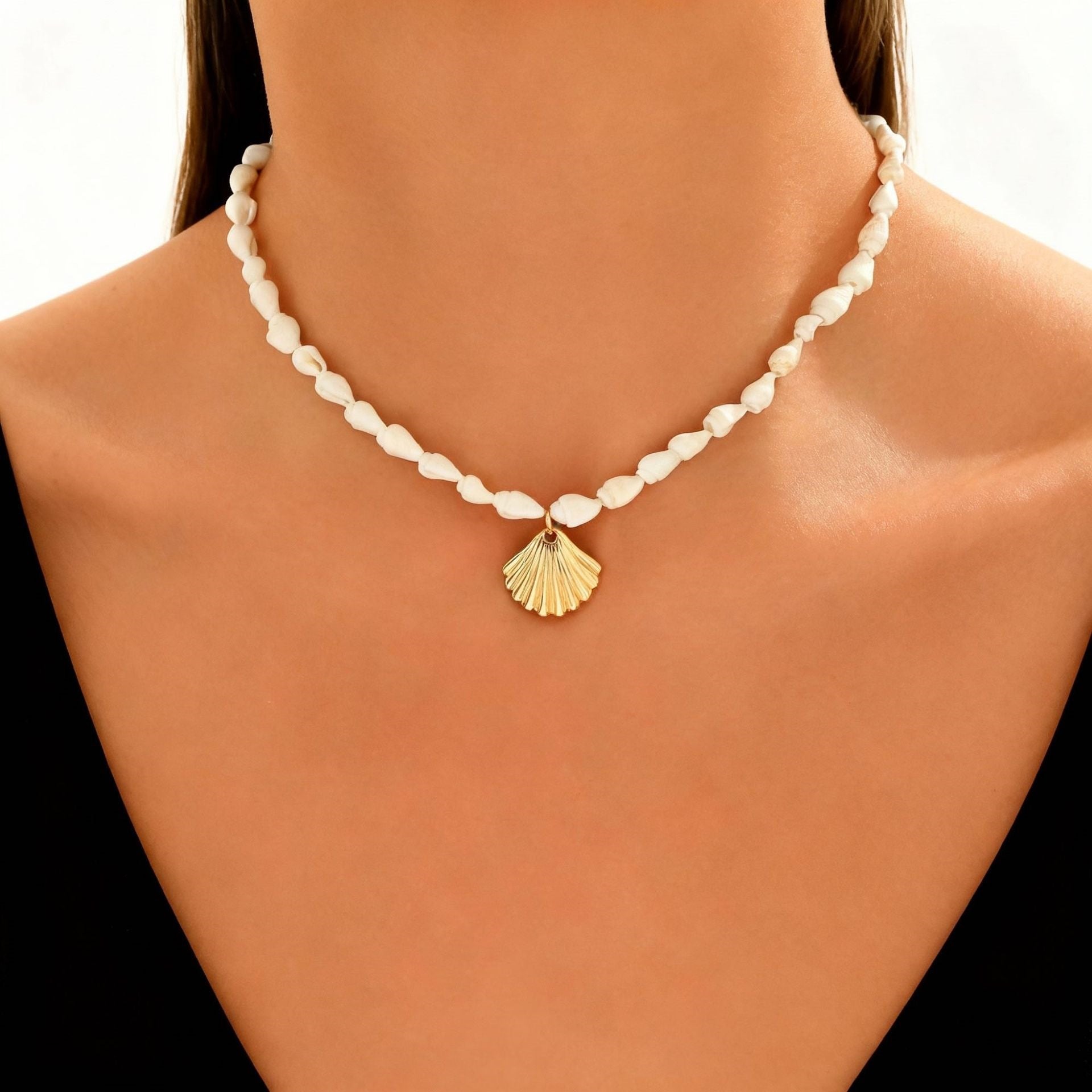 Ocean Style Multi-Layer Beaded Necklace