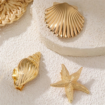 Ocean Theme Hair Clips