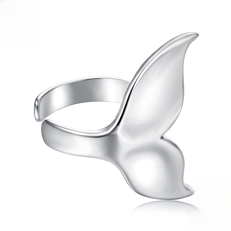 Ocean Theme Sterling Silver Ring and Earring