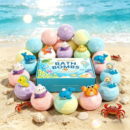 Ocean toy bath salt ball set of 60g x 12 pieces