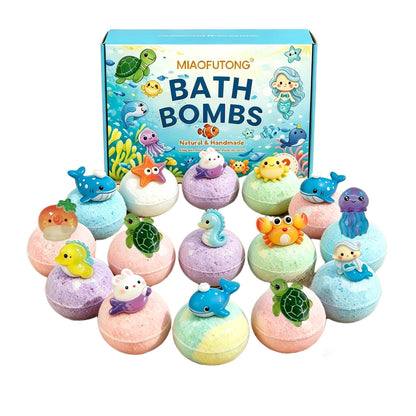 Ocean toy bath salt ball set of 60g x 12 pieces