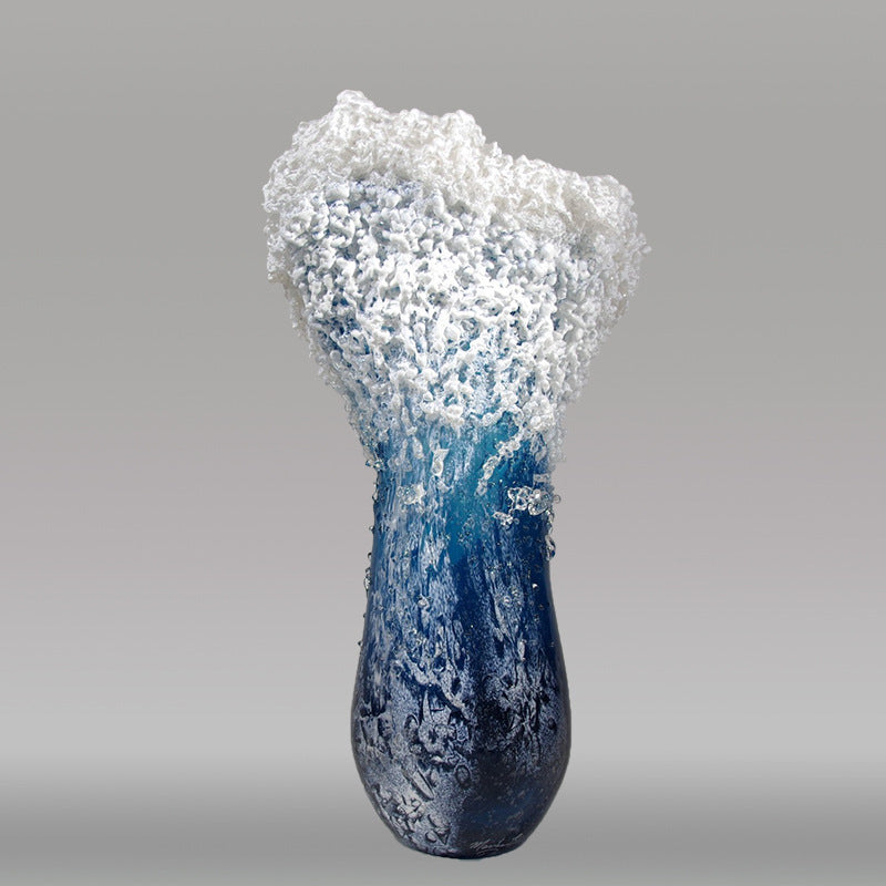 Ocean Wave Resin Decoration Vase