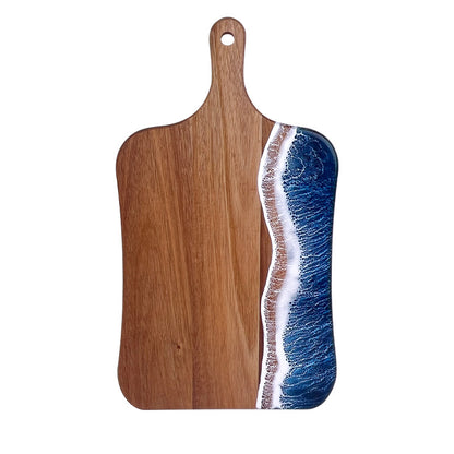 Ocean Waves Resin Cutting Board