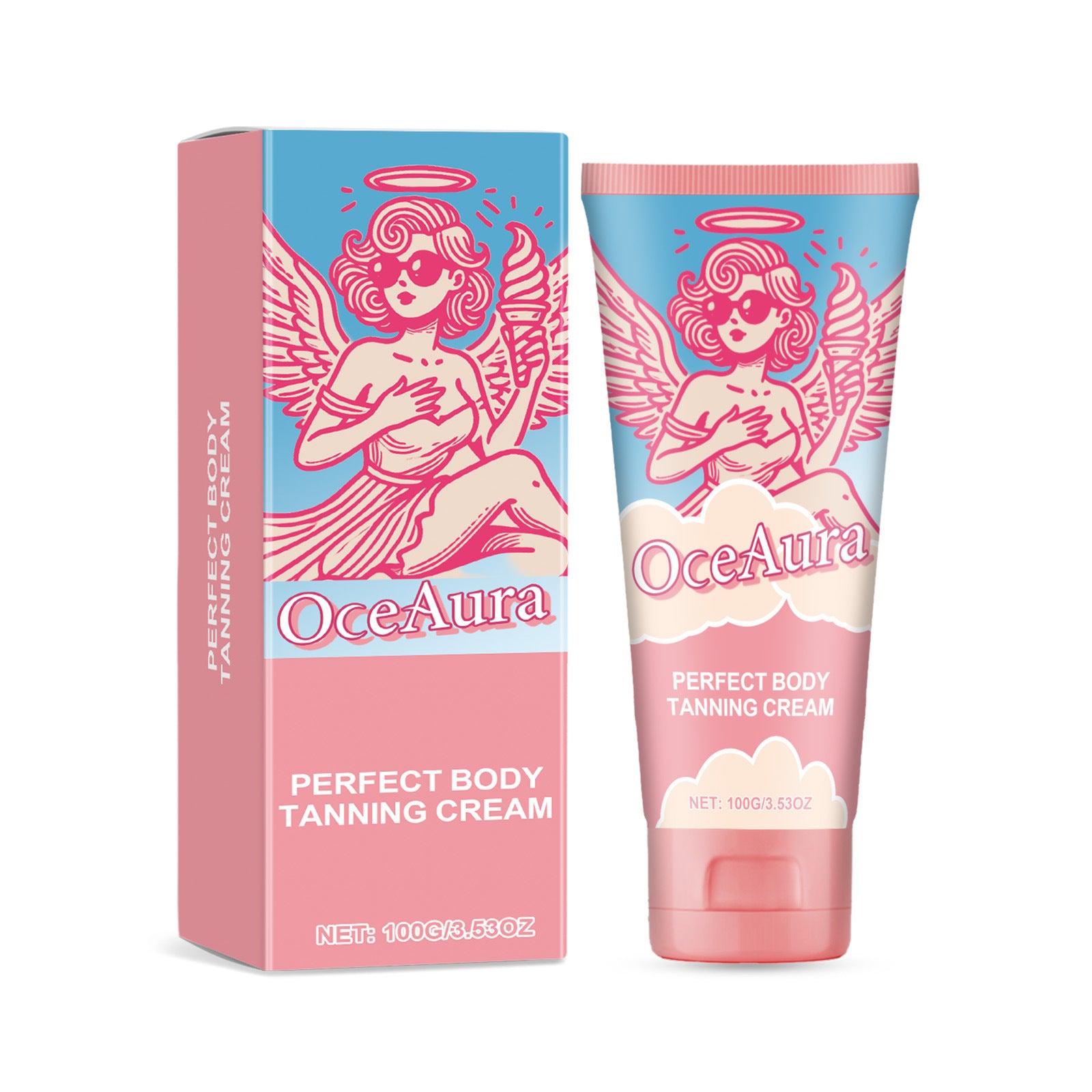OCEAURA Body Bronzing Cream for Natural Tone Enhancement