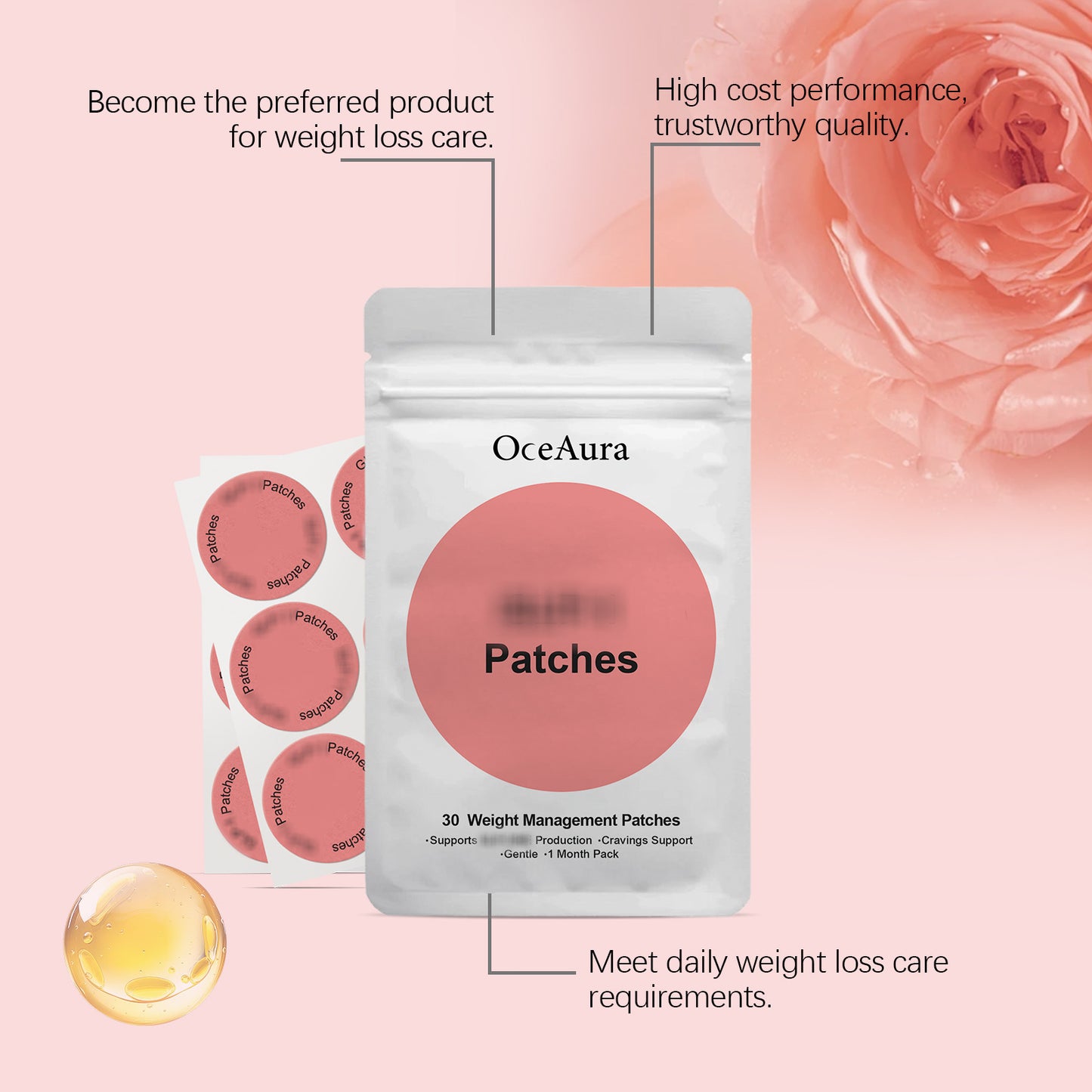 Oceaura Body Care Patch Gentle Skin Management