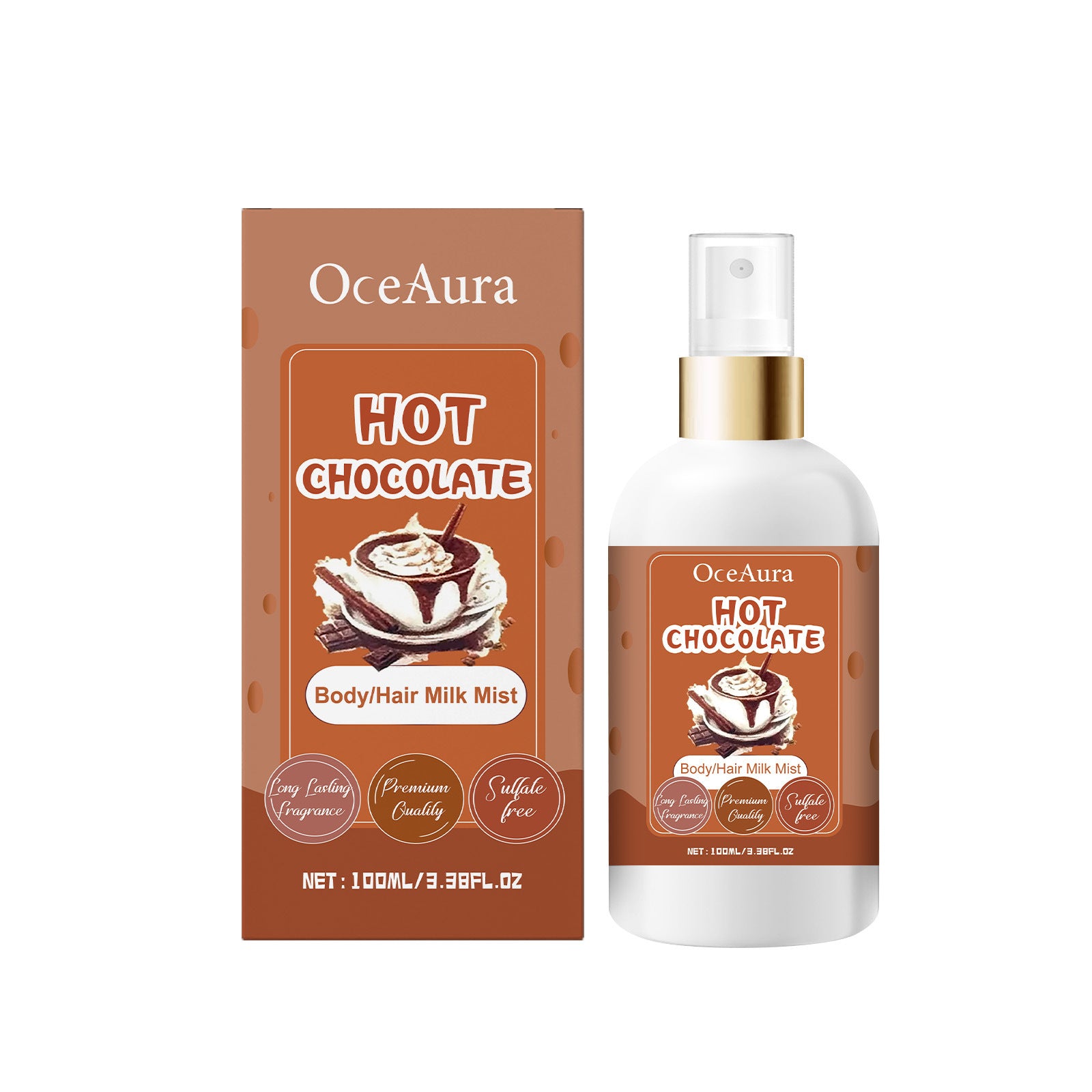 OceAura Moisturizing Body Spray for Skin and Hair Care.