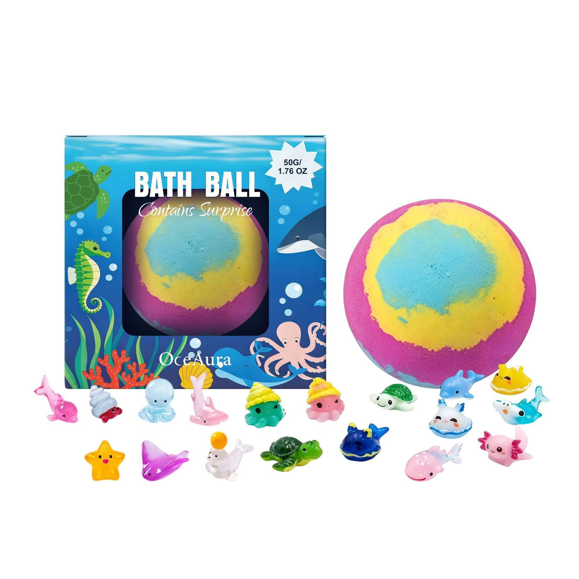 Oceaura Surprise Bath Ball for Children