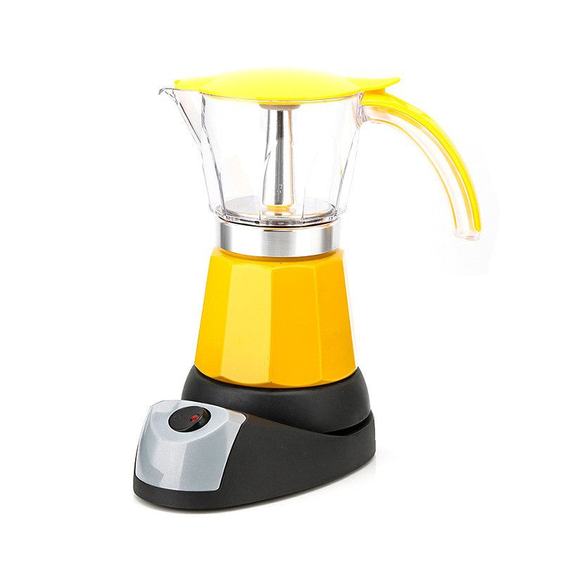 Octagonal electric heating espresso maker