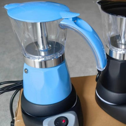 Octagonal electric heating espresso maker
