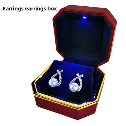 Octagonal LED Jewelry Presentation Box
