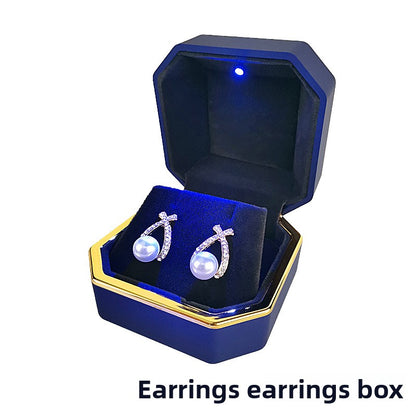 Octagonal LED Jewelry Presentation Box