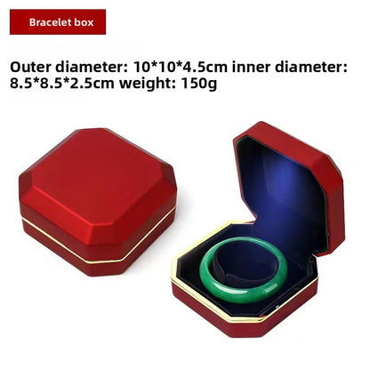 Octagonal LED Jewelry Presentation Box