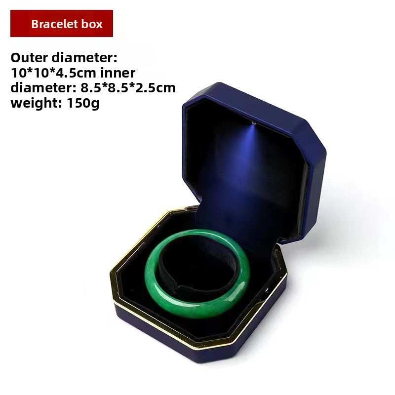Octagonal LED Jewelry Presentation Box