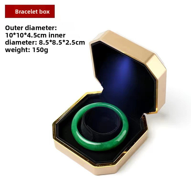 Octagonal LED Jewelry Presentation Box