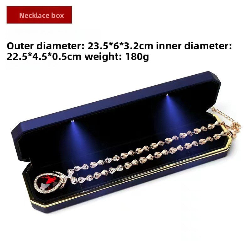 Octagonal LED Jewelry Presentation Box