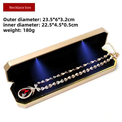 Octagonal LED Jewelry Presentation Box