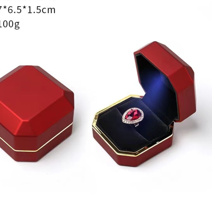 Octagonal LED Jewelry Presentation Box