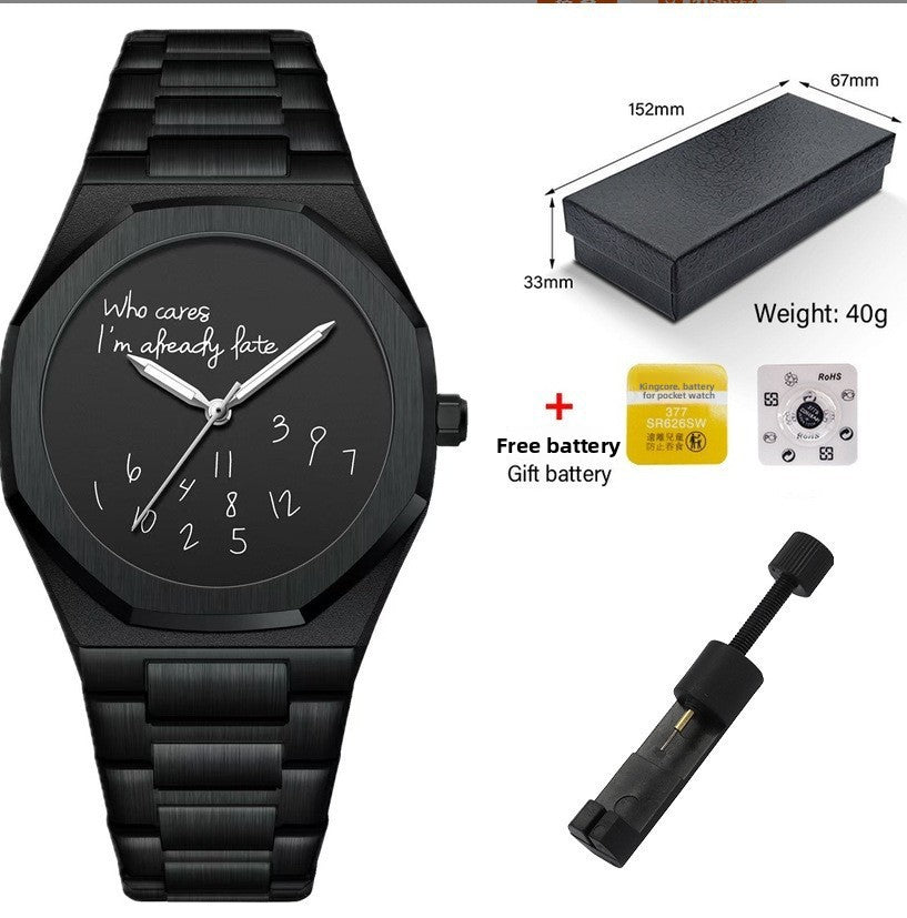 Octagonal Luminous Digital Mens Watch