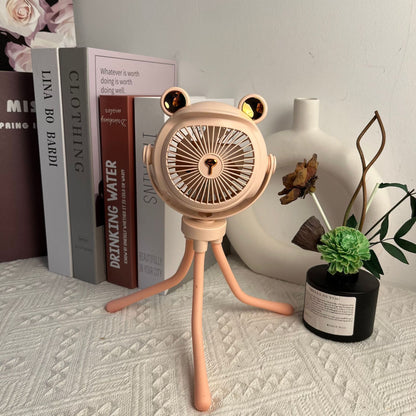 Octopus Clip Fan with Night Light