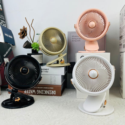 Octopus Clip Fan with Night Light
